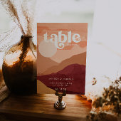 Elegant Desert | Terra Cotta Personalized Wedding Kaart