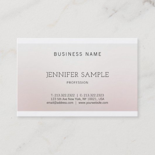Elegant design Creative Color Harmony Luxe Visitekaartje (Voorkant)