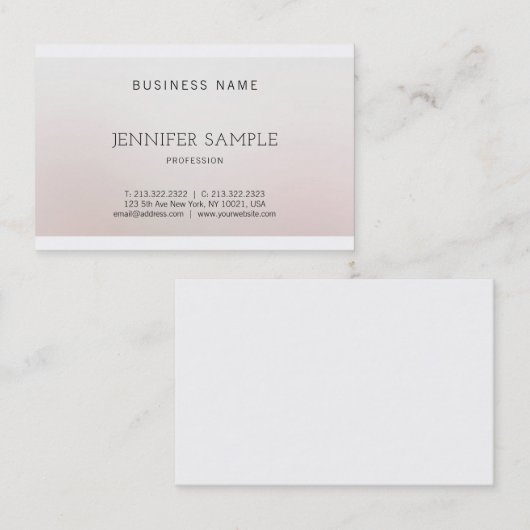 Elegant design Creative Color Harmony Luxe Visitekaartje (Voorkant / Achterkant)