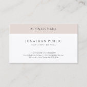 Elegant design — Eenvoudige Sjabloon — Professiona Visitekaartje (Voorkant)