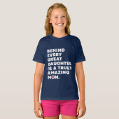 Elegant Design Expression-tekst voor Moederdag T-shirt (Voorkant volledig)