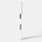 Elegant design in Light Blue en White Case-Mate iPhone Case (Achterkant / Rechts)