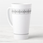 Elegant design latte mok (Linkerhoek)