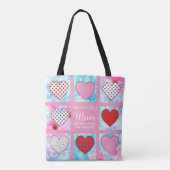 Elegant Design Minimalist Editable voor moederdago Tote Bag (Achterkant)