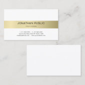 Elegant design, minimalistisch modern visitekaartje (Voorkant / Achterkant)