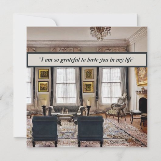 Elegant design: "Minimalistische liefde" Notitiekaartje (Voorkant)