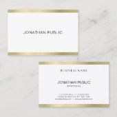Elegant design, professioneel, modern, eenvoudig d visitekaartje (Voorkant / Achterkant)