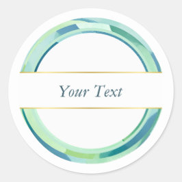 Elegant design ronde sticker