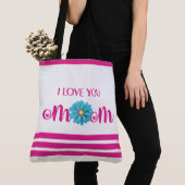 Elegant design Tekst Beste mama ooit voor Moederda Tote Bag (Dichtbij)