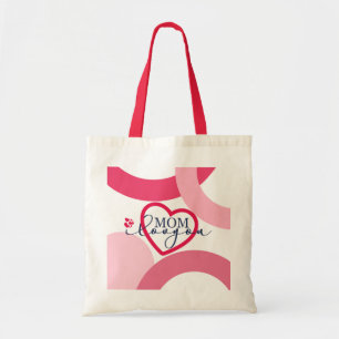 Elegant design Tekst Mam waar ik van hou met hart Tote Bag