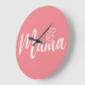 Elegant design Text mama Typografie Grote Klok (Hoek)