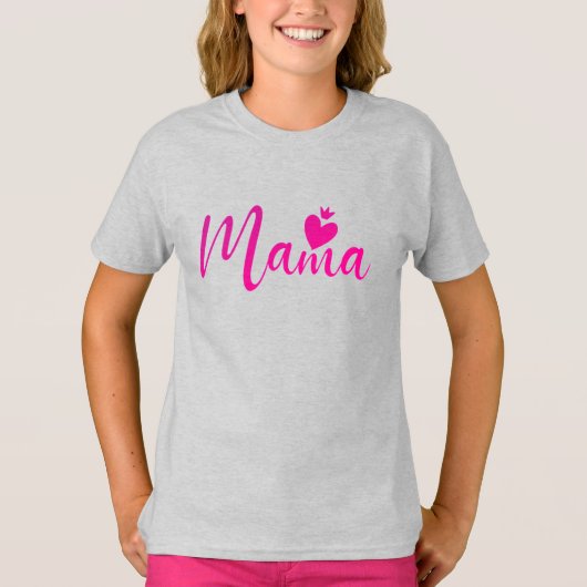 Elegant design Text mama Typografie T-shirt (Voorkant)