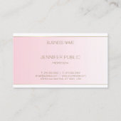 Elegant design Trendy Moderne Sjabloon Luxurie Visitekaartje (Achterkant)