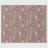 Elegant design voor kerstfeestjes cadeaupapier (Vlak)