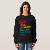 Elegant design voor moms-day Sweatshirt (Voorkant volledig)