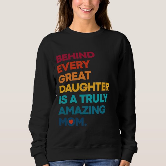 Elegant design voor moms-day Sweatshirt (Voorkant)