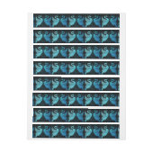 elegant design voor nieuwe kunstvormen, metallisch adreslabel wikkel (Vel)