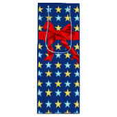 Elegant design with stars wijn cadeautas (Voorkant)