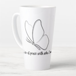 Elegant designed cushion Mug Latte Mok