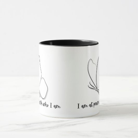 Elegant designed cushion Mug Mok (Midden)