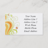 ELEGANT DESIGNER BUSINESS CARD-TEMPLATES VISITEKAARTJE (Achterkant)