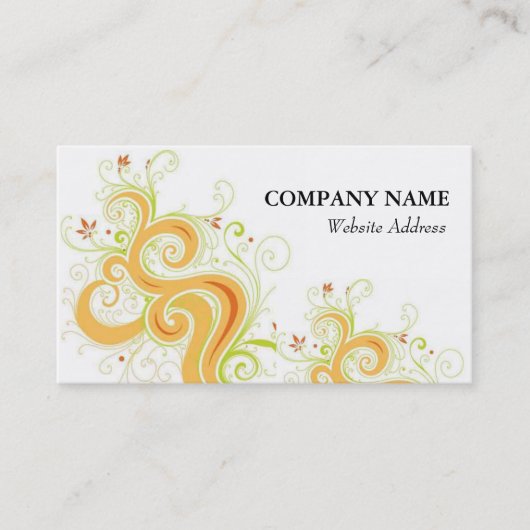 ELEGANT DESIGNER BUSINESS CARD-TEMPLATES VISITEKAARTJE (Voorkant)