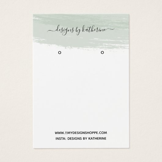 Elegant Designer Jewelry's die  Visitekaartje (Voorkant)