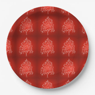 Elegant Designer kerstboomfeestdagen Papieren Bordje