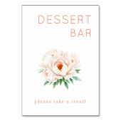 Elegant Dessert Bar Invitation Kaart (Achterkant)
