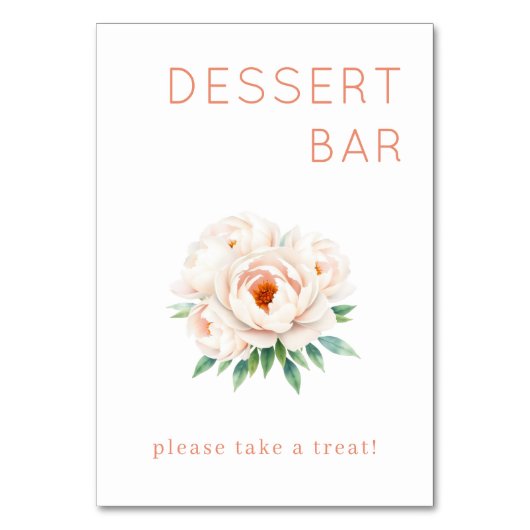 Elegant Dessert Bar Invitation Kaart (Voorkant)