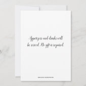 Elegant Deur and Wreate Holiday Kerstparty Kaart (Achterkant)