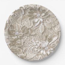 Elegant deze kant en diamanten