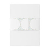 Elegant Diamant Bruiloft Uitnodigingen Wikkel (Achterkant Voorbeeld)