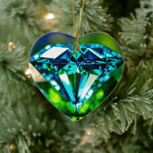 Elegant diamant Ornament   luxe-kristal