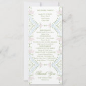 Elegant diamanten huwelijksprogramma (Achterkant)