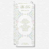 Elegant diamanten huwelijksprogramma