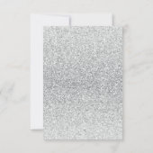 ELEGANT DIAMANTEN RING GLITTER RSVP KAART (Achterkant)