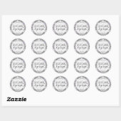 Elegant diamantpatroon Suiker Lip Scrub Label (Vel)