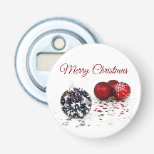 Elegant Diamond and Red Kerstversients