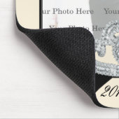 Elegant Diamond Black Ribbon Muismat (Hoek)