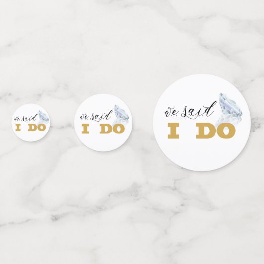 Elegant Diamond Gold-ontwerp Confetti (Achterkanten)