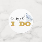 Elegant Diamond Gold-ontwerp Confetti (Kleine voorkant)