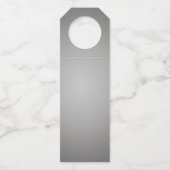 Elegant Diamond Hearts Flessenhanger (Achterkant)