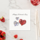 Elegant Diamond Hearts Servet (Insitu)