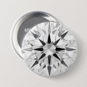 Elegant Diamond Inspired 3" Button - Custom Design (Voorkant /achterkant)
