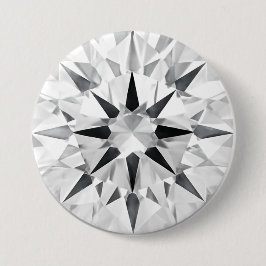 Elegant Diamond Inspired 3" Button - Custom Design