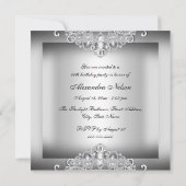Elegant Diamond Jewel Birthday Party Invitation Kaart (Achterkant)