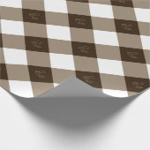 Elegant Diamond Pattern Cadeaupapier (Hoek)