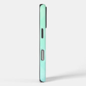 Elegant Diamond Pattern in Mint Green Ombre Case-Mate iPhone Case (Achterkant / Rechts)