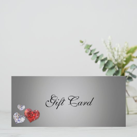 Elegant Diamond Precious Hearts Cadeaubon (Staand voorkant)